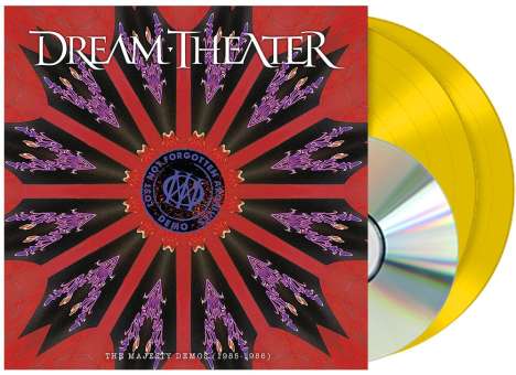 Dream Theater: Lost Not Forgotten Archives: The Majesty Demos (1985-1986) (remixed &amp; remastered) (180g) (Limited Edition) (Yellow Vinyl), 2 LPs und 1 CD