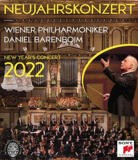 Neujahrskonzert 2022 der Wiener Philharmoniker, Blu-ray Disc