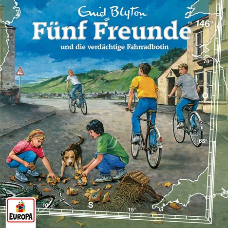 Folge 146: Fünf Freunde und die verdächtige Fahrradbotin, CD