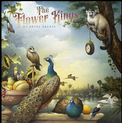 The Flower Kings: By Royal Decree (180g) (Limited Edition Boxset) (Transparent Green Vinyl) (exklusiv für jpc!), 3 LPs und 2 CDs