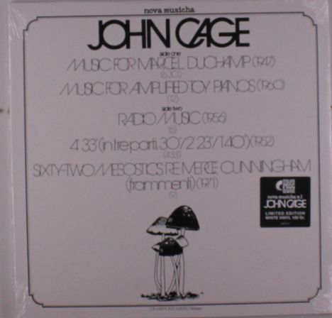 John Cage (1912-1992): Kammermusik, LP