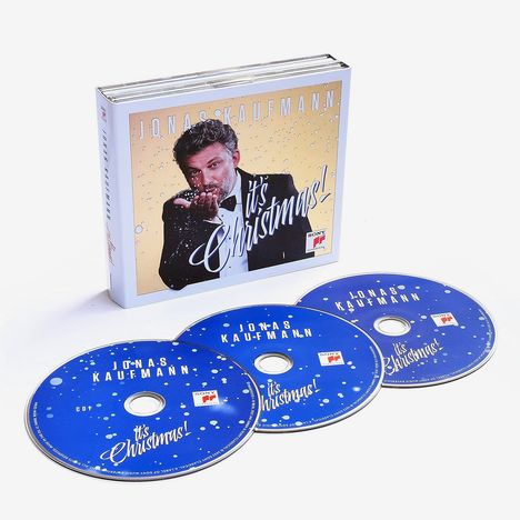 Jonas Kaufmann - It's Christmas! (Gold Edition 2022 mit von Jonas Kaufmann gelesenen Weihnachtstexten), 3 CDs