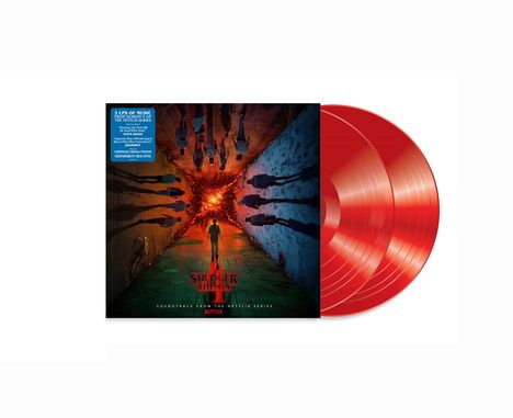 Filmmusik: Stranger Things Vol. 4: Soundtrack From The Netflix Serie (Transparent Red Vinyl), 2 LPs