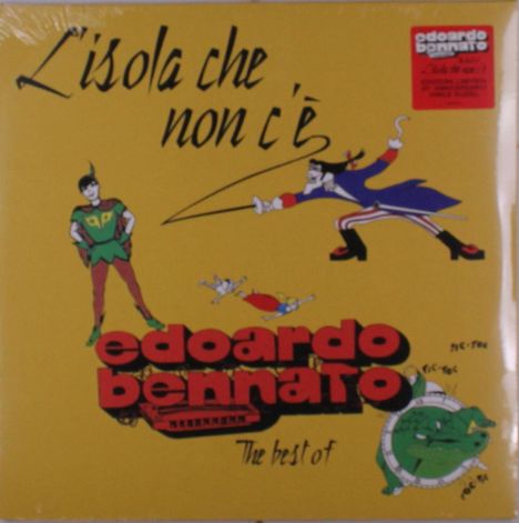 Edoardo Bennato: L'Isola Che Non C'è - The Best Of (Limited Edition) (Red Vinyl), 2 LPs