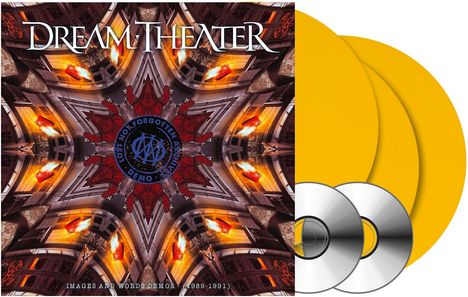Dream Theater: Lost Not Forgotten Archives: Images And Words Demos (1989 - 1991) (remastered) (180g) (Limited Edition) (Yellow Vinyl), 3 LPs und 2 CDs