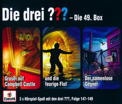 Die drei ??? Die 49.Box (Folgen 147-149), 3 CDs