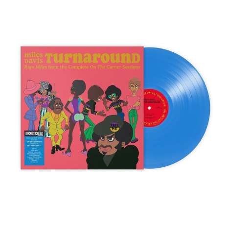 Miles Davis (1926-1991): Turnaround: Unreleased Rare Miles From The Complete On The Corner Sessions (RSD 2023) (Limited Edition) (Sky Blue Vinyl), LP