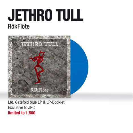 Jethro Tull: RökFlöte (180g) (Limited Edition) (Blue Vinyl) (Exklusiv für jpc!), LP