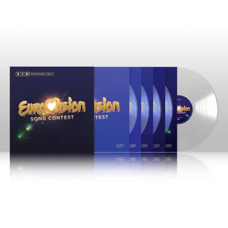Now That's What I Call Eurovision Song Contest (Clear Vinyl), 5 LPs