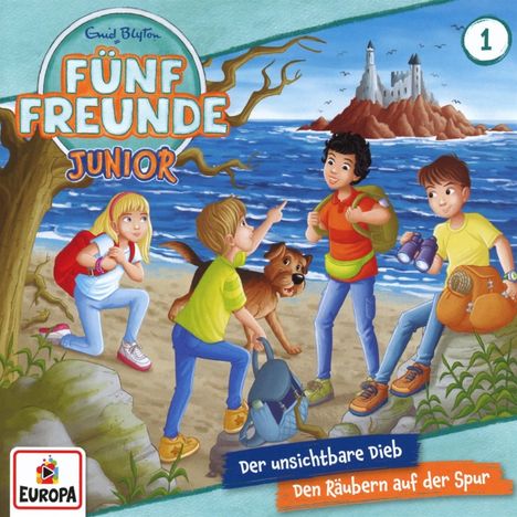 Fünf Freund Junior (01): Der unsichtbare Dieb / Den Räubern auf der Spur, CD