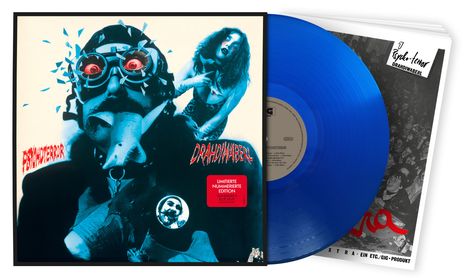 Drahdiwaberl: Psychoterror (Limited Numbered Edition) (Transparent Blue Vinyl), LP