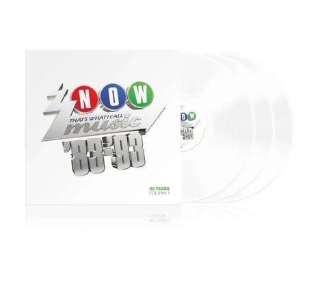 Now That's What I Call Music: 40 Years Volume 1 (1983-1993) (White Vinyl), 3 LPs