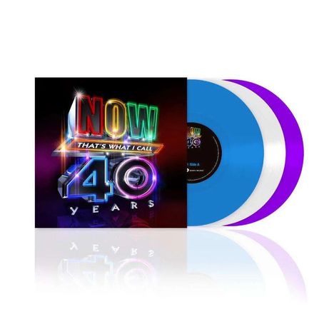 Now That's What I Call Music: 40 Years (Blue, White &amp; Purple Vinyl), 3 LPs