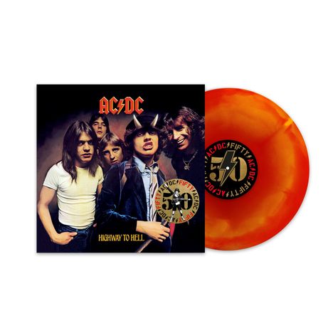 AC/DC: Highway To Hell (50th Anniversary) (remastered) (Limited Edition) (Hellfire Vinyl) (+ Artwork Print), LP