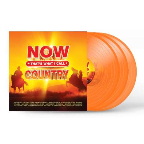Now That's What I Call Country (Transparent Orange Vinyl), 3 LPs