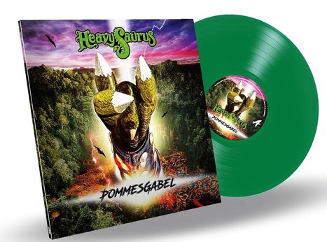 Heavysaurus: Pommesgabel (180g) (Dino-grünes Vinyl), LP