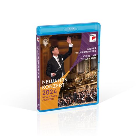 Neujahrskonzert 2024 der Wiener Philharmoniker (Konzertmitschitt auf Blu-ray), Blu-ray Disc