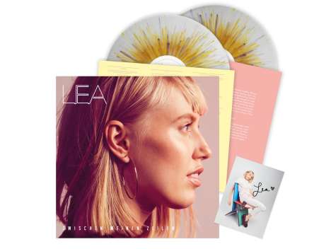 Lea: Zwischen meinen Zeilen (Limitierte 5 Jahre Geburtstags-Edition) (Splattered Vinyl) (+ handsignierter Autogrammkarte), 2 LPs