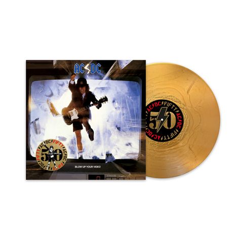 AC/DC: Blow Up Your Video (50th Anniversary) (180g) (Limited Edition) (Gold Nugget Vinyl) (+ Artwork Print), LP