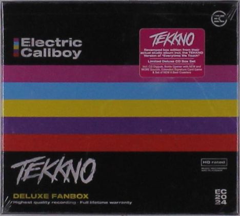 Electric Callboy (ex-Eskimo Callboy): Tekkno (Limited Deluxe Fanbox 2024), 1 CD und 1 Merchandise