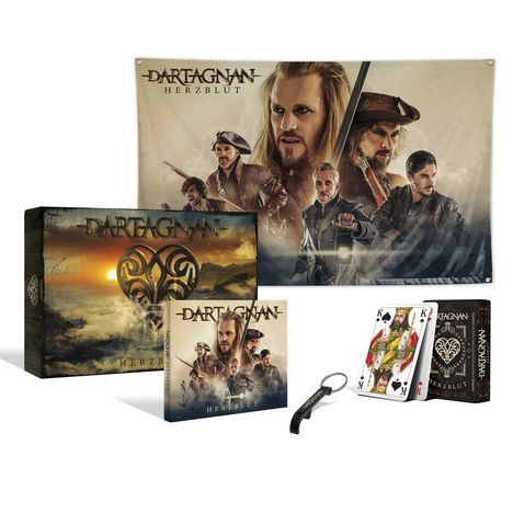 dArtagnan: Herzblut (limitierte handnummerierte Fanbox), 2 CDs und 1 Merchandise