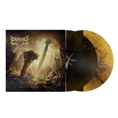 Organectomy: Nail Below Nail (180g) (Galaxy Gold W/ Black Marbled Split Vinyl), 2 LPs