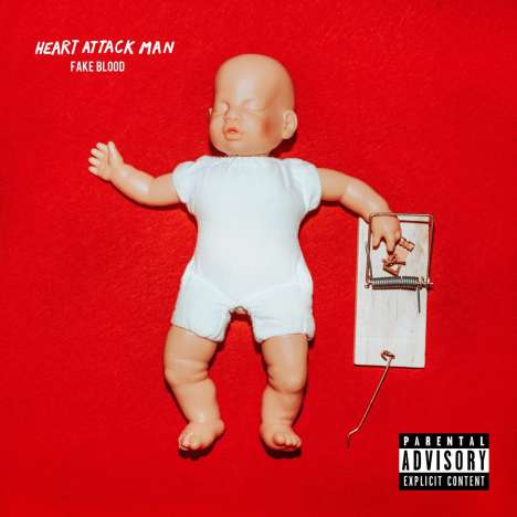 Heart Attack Man: Fake Blood (Triple Button Effect Black &amp; Red Vinyl), LP