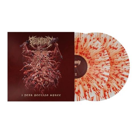 Peeling Flesh: 3 Year Peeling Spree (Peeling Spree Splatter Vinyl), 2 LPs