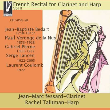 Rachel Talitman &amp; Jean-Marc Fessard - French Recital for Harp and Clarinet II, CD