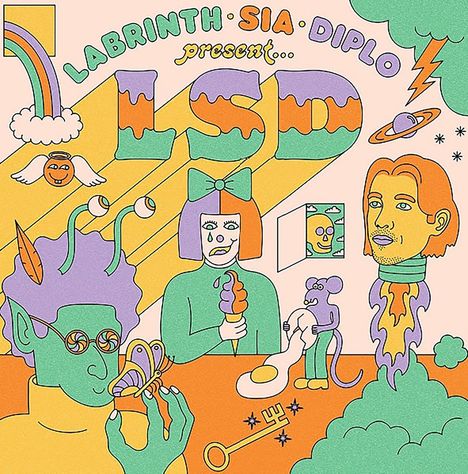 LSD: Labrinth, Sia &amp; Diplo Present... LSD (5th Anniversary Edition) (Sea Glass Vinyl), LP