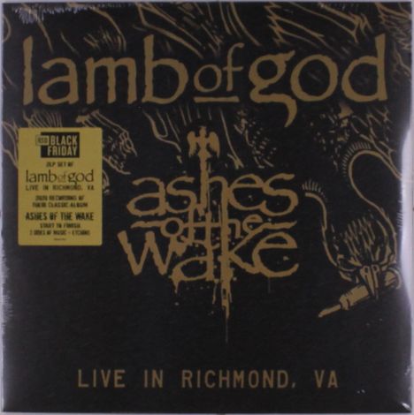 Lamb Of God: Ashes of the Wake - Live in Richmond, VA, 2 LPs
