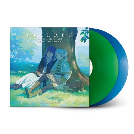 Evan Call: Frieren: Beyond Journey's End (Original Soundtrack) (Emerald Green + Cobalt Blue Vinyl), 2 LPs