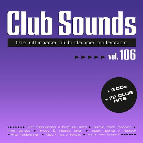 Club Sounds Vol. 106, 3 CDs