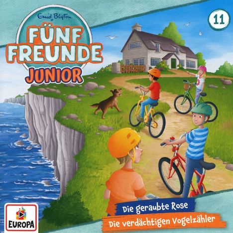 Fünf Freunde JUNIOR (Folge 11) Die geraubte Rose / Die verdächtigen Vogel, CD