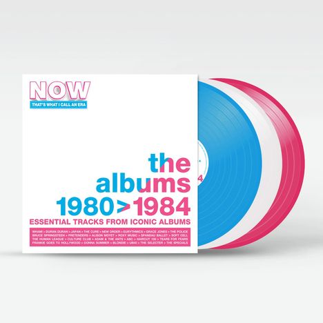 Now That's What I Call An Era: Albums 1980 - 1984 (Blue, White & Red Vinyl), 2 LPs