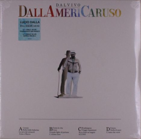 Lucio Dalla (1943-2012): Dallamericaruso (180g) (Clear White & Blue Vinyl), 2 LPs