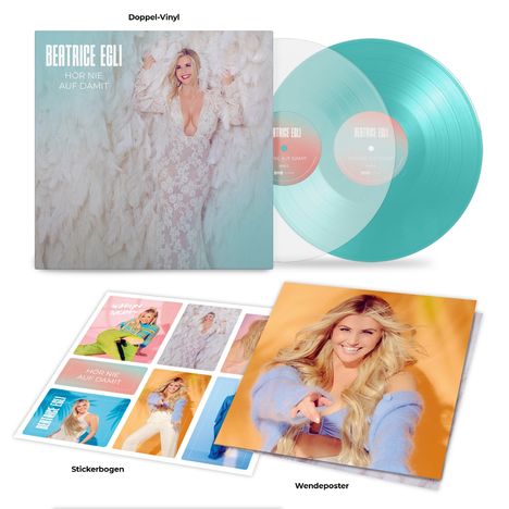 Beatrice Egli: Hör nie auf damit (Limited Edition) (LP1: Coke Bottle Clear / LP2: Crystal Clear Vinyl), 2 LPs