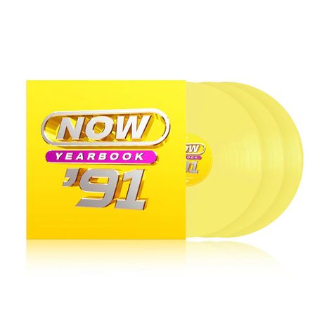Now Yearbook 1991 (Yellow Vinyl), 3 LPs