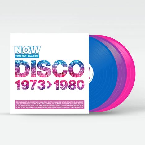 Now That's What I Call An Era - Disco: 1973-1980 (Blue, Violet & Pink Vinyl), 3 LPs