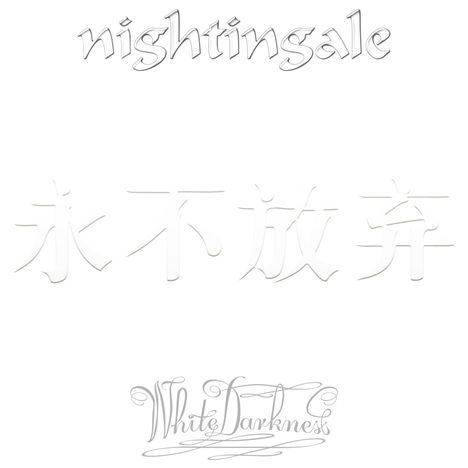 Nightingale: White Darkness (Re-issue), 2 CDs