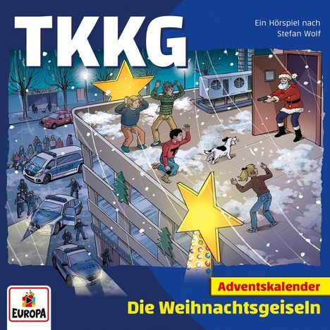 TKKG - Die Weihnachtsgeiseln (Adventskalender), 3 CDs