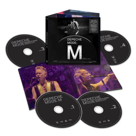 Depeche Mode: Memento Mori: Mexico City, 2 Blu-ray Discs und 2 CDs