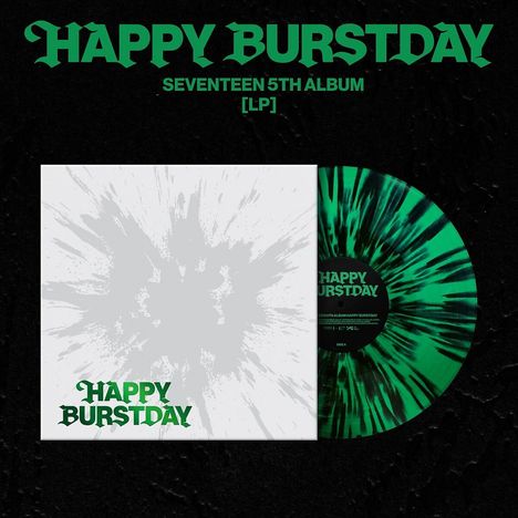 Seventeen: 5th Album Happy Burstday (Black & Green Splatter Vinyl), LP
