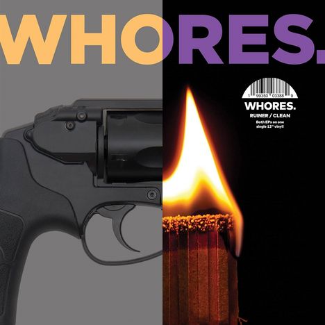 Whores.: Ruiner./Clean. (Black Vinyl), LP