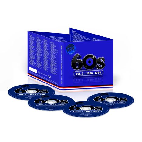 Blaues CD-Boxset mit Text "60s Vol. 3: 1965-1966", fünf CDs davor.