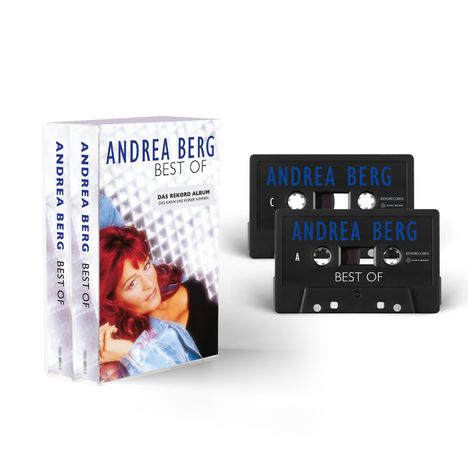Text: "Andrea Berg, Best Of, Das Rekord Album, Das kann uns keiner nehmen."  
Eine Frau mit roten Haaren liegt entspannt da.