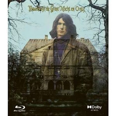 Text: "Bataclan 72 Black Night en Orion". Illustration eines Mannes vor einem alten Haus, Äste im Vordergrund. Blu-ray und Dolby Logos.