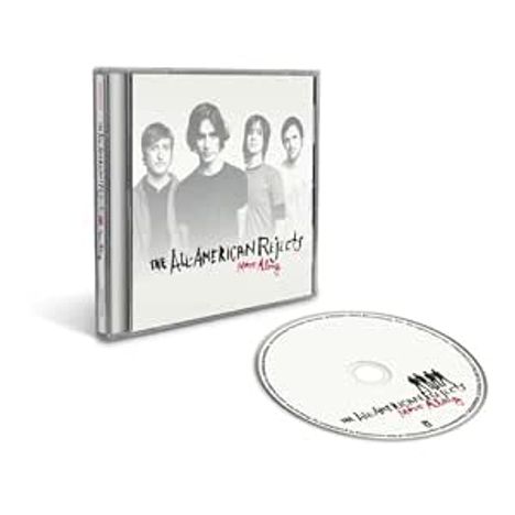 CD-Cover und Disc: "The All-American Rejects - Move Along". Vier Personen auf dem Cover, Disc daneben.