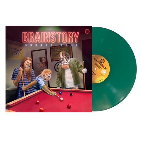 Brainstory: Sounds Good (Limited Indie Retail Edition) (Green Felt Vinyl), LP