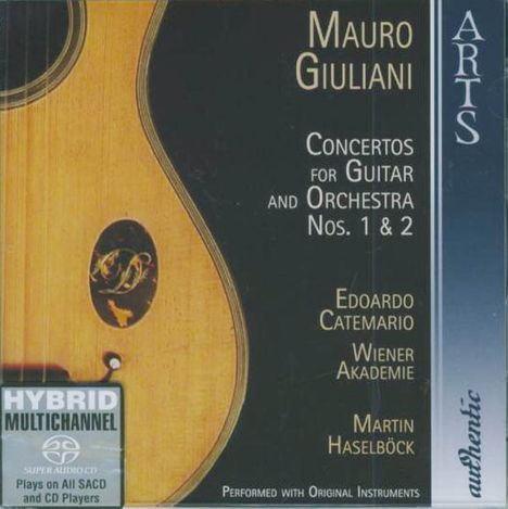 Mauro Giuliani (1781-1829): Gitarrenkonzerte op.30 &amp; 36, Super Audio CD